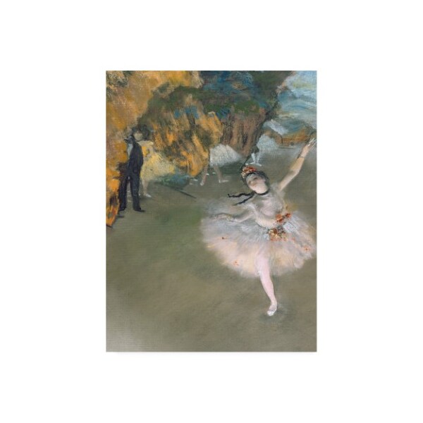 Trademark Fine Art Edgar Degas 'The Star 1876' Canvas Art, 24x32